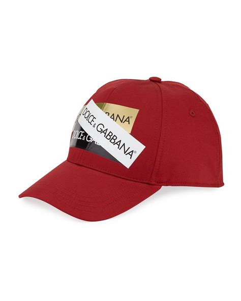 cap dolce gabbana gold|dolce and gabbana red cap.